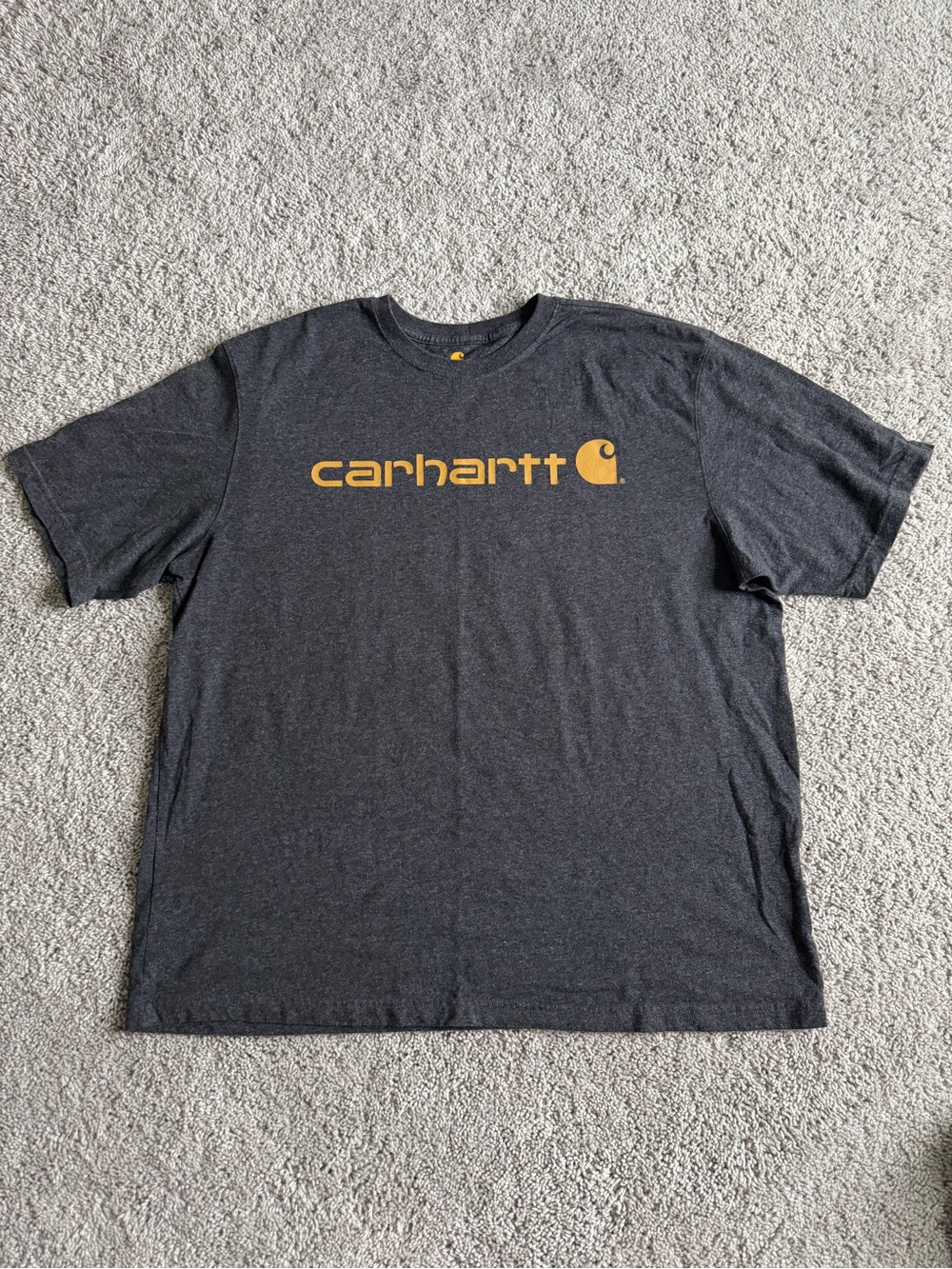 Carhartt Loose Fit Gray Carbon Short Sleeve T-Shirt Size XL